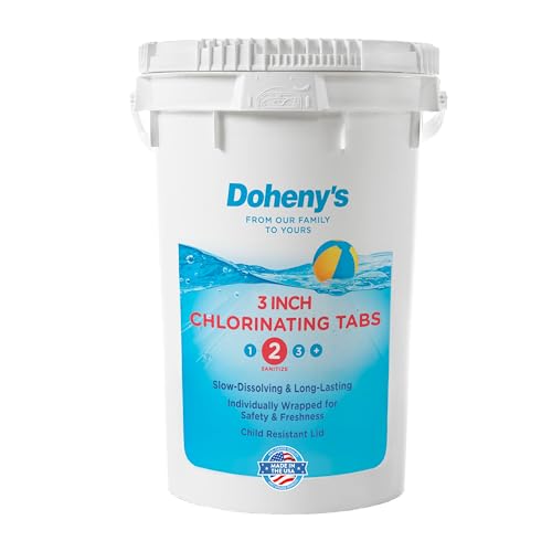 Doheny's 3-Inch Stabilized Chlorine Tablets — 50 lb