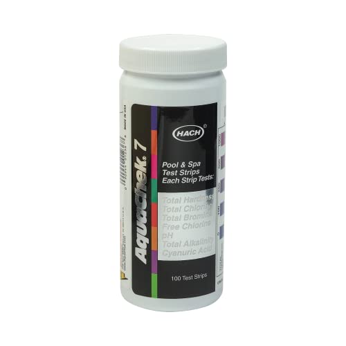 AquaChek 7-Way Pool and Spa Test Strips - Silver (100 Strips)