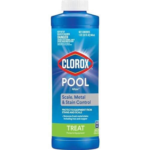 Clorox Pool & Spa Scale, Metal & Stain Control, 1 Quart