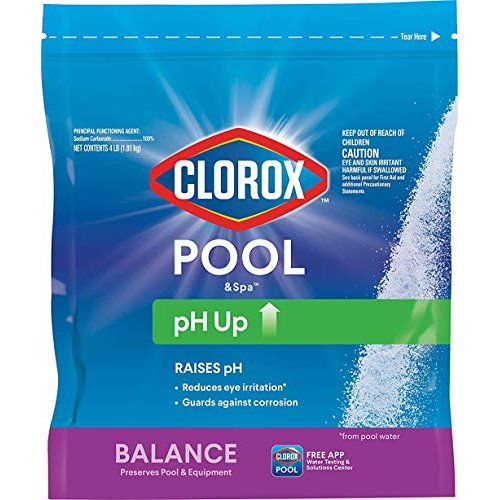 Clorox Pool & Spa Swimming Pool pH Up, 4 lb