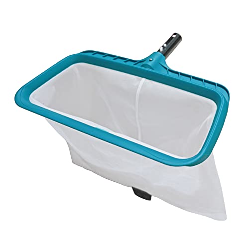 POOLWHALE Pool Skimmer Leaf Rake Net, Fine Mesh Deep Nylon Bag