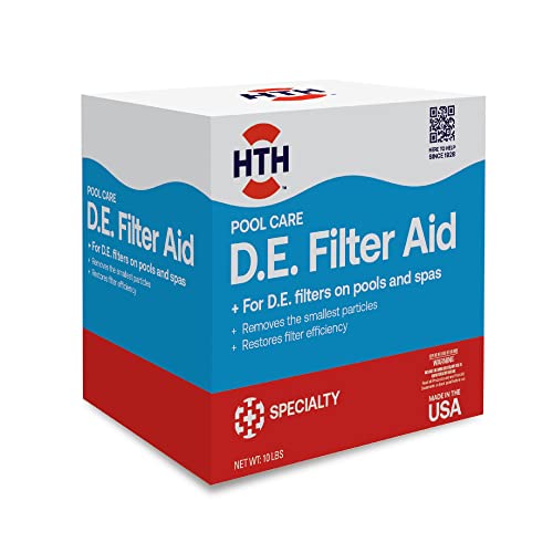 HTH 67121 Swimming Pool Care D.E. Filter Aid, 10 lbs