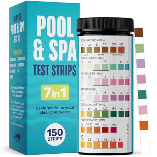 JNW Direct 7-in-1 Pool Test Strips (150 Strips)