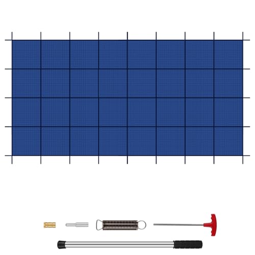 Inground Pool Safety Cover, 20x40 Ft Rectangular Winter Cover