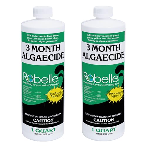 Robelle 1-Quart, 2-Pack Premium 3-Month Algaecide for Pool